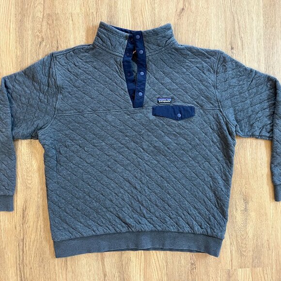 Patagonia Men's Organic Cotton Quilt Snap-T Pullover - Picture 2 of 3